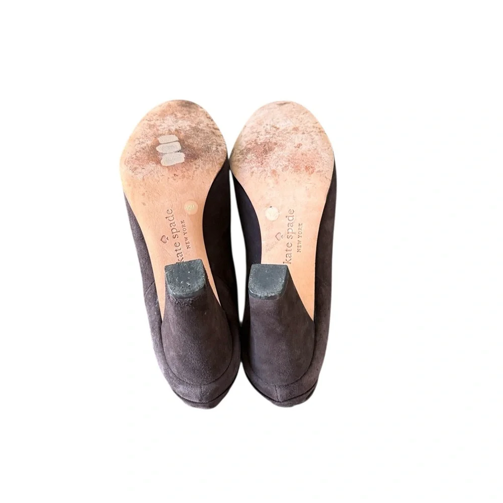Kate Spade Suede slip on Ankle Booties Size 10M